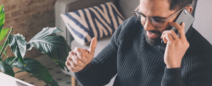 An ITV colleague working on a finance project