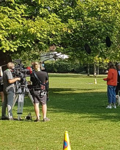 Finding Alice filming on location